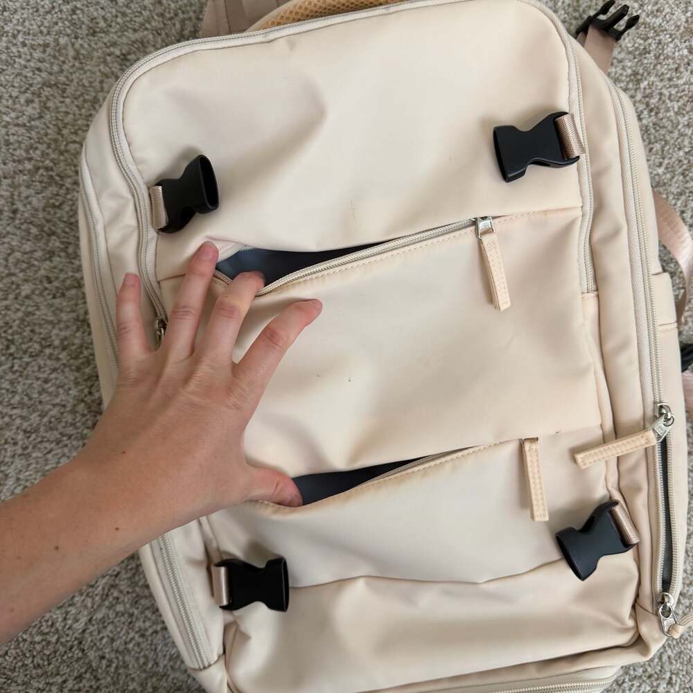 Light Pink Large Back Pack - Picture 7 of 8